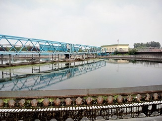 融創(chuàng)與淄博兩大污水處理廠合作環(huán)保局污水流量計，并前往山東現(xiàn)場調試，順利通過檢查