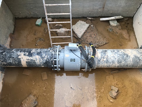 融創(chuàng)電磁流量計運用到廈門市政雨污分流改造工程上用來測量雨污水收集量